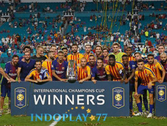 Agen Bola Online - Barcelona Juara ICC 2017. Barcelona berhasil menjadi juara International Championship Cup 2017 pada laga pramusim nya yang digelar di Amerika Serikat. Hasil itu diraih setelah Barca berhasil mengalahkan rival mereka yakni Real Madrid dengan skor 2-3 yang berlangsung di Hard Rock Stadium, Minggu (30/7/2017) pagi tadi.